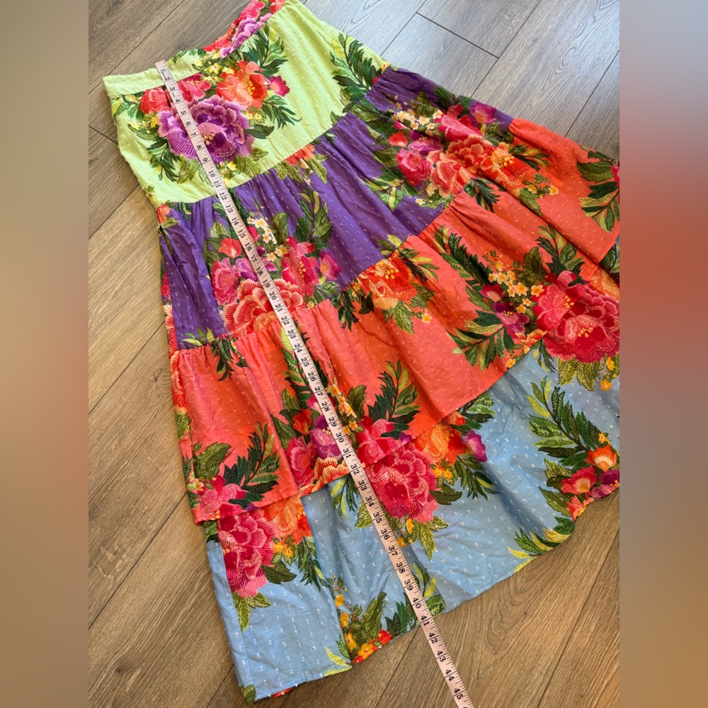 Farm Rio x Anthropologie Tiered Floral Maxi Skirt - Picture 13 of 16